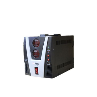 ilux Stabilisateur Numérique 1000VA - Automatique -Noir