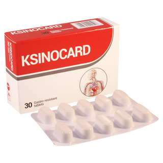 ქსინოკარდი ტაბ.500მგ/40მგ/25მგ.N30 *