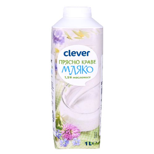 Clever Прясно мляко 1.5 %