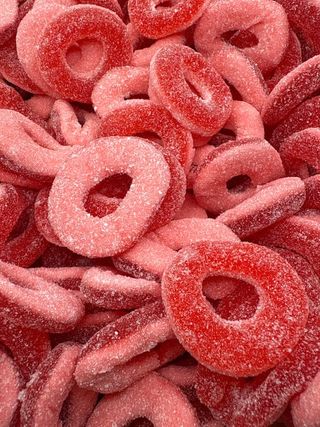 Vrac Fini Anneau Fraise Acidulé 200g