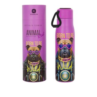 Bottiglia termica 500 ml Bulldog rock - Animal Collection
