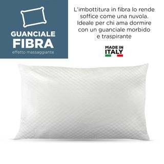 Cuscino guanciale effetto massaggiante No stress - in morbida fibra