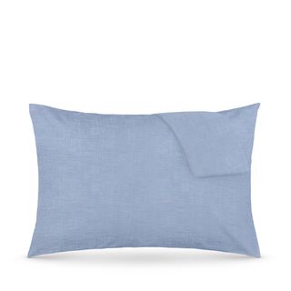 Coppia federe 50x80 cm - melange azzurro