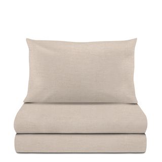 Completo letto singolo melange - beige