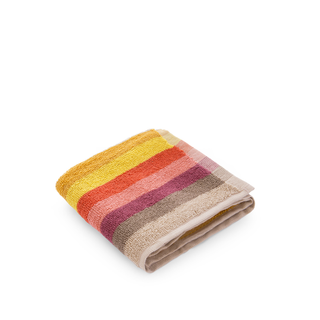 Asciugamano ospite a righe  - 30x50 cm Warm