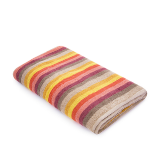 Telo doccia a righe - 70x140 cm Warm
