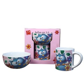 Dječiji set Sigma SH-614 2/1 (Sova) Porcelan