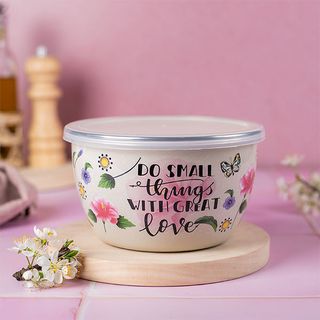 Posuda Metalac PRINC 16cm 1,7l sa plastičnim poklopcem LOVE