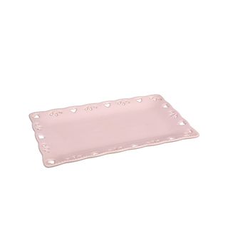 Porcelanska tacna Metalac Sigma HY1447 25cm roze