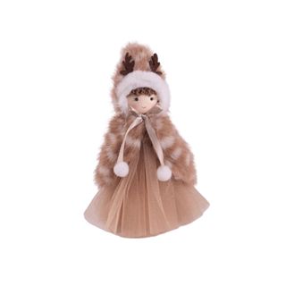 Novogodišnji ukras - Damica u bundi