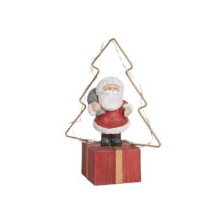 Novogodišnja LED Dekoracija - Santa Giftbox, 15.5 cm