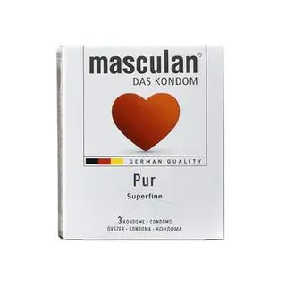 Masculan pur superfine prezervativ, 3 kom.