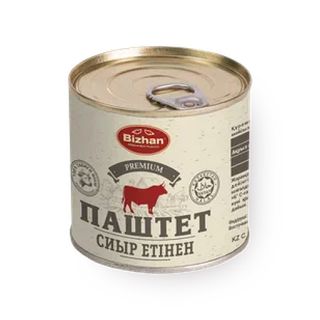 Паштет Мясной Говяжий Bizhan  Крышка Easy Open 190 Г