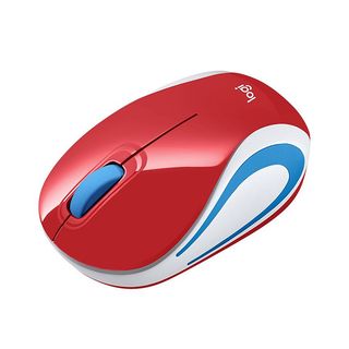 Miš Logitech M187 mini bežični Red