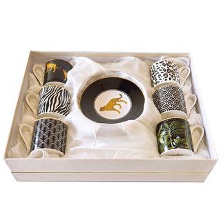 Šoljice za espresso Fina kuća SET/6 120ml Safari Mix