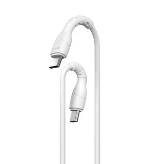 Kabl Devia Kintone EC151 USB-C na USB-C 1m 60W 3A bijeli BRA013497