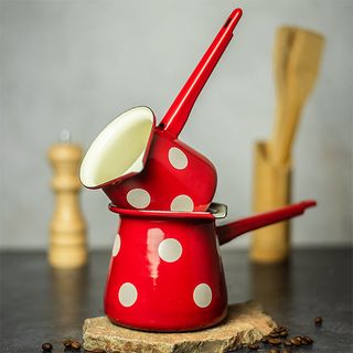 Klasična džezva Metalac 4 MR Velike tufne, crvena