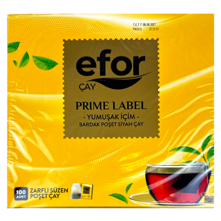 Чай Efor Prime Label 100 шт чорн. (Туреччина)