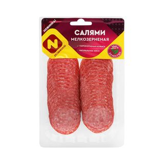 Салями Папа Может Мелкозернистая сырокопченая 120 г