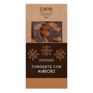 დულჩიარი-შოკოლადი შავი ნუშით, უგლუტენო 100გ.