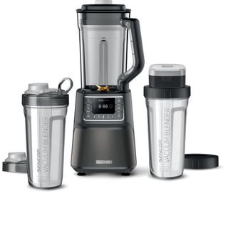 Sencor SBU 7878BK Automatic Vacuum Super Blender, Multicyclon Blending with Titan 8-blades, 7 Programs for Perfect Blending Results, Tritan (PCTG) Mat (98854)