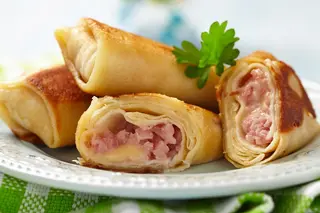Palačinke sa šunkom i kačkavaljem