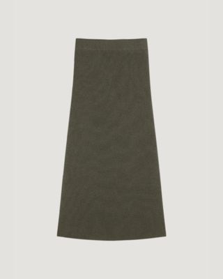 FALDA PUNTO LUCIANA S VERDE SECO