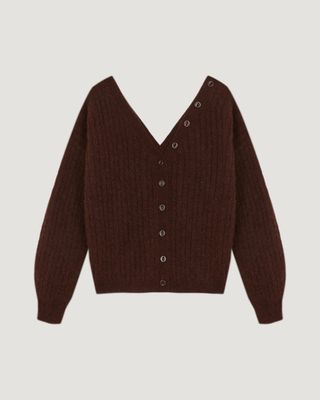 CÁRDIGAN PUNTO CLAUDIA XS CHOCOLATE