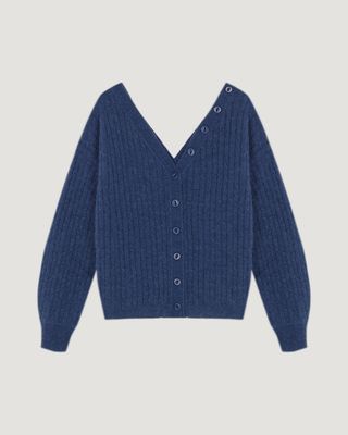 CÁRDIGAN PUNTO CLAUDIA XS AZUL