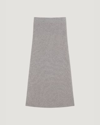 FALDA PUNTO LUCIANA S GRIS