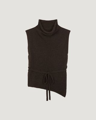 CHALECO ALPACA TILDA M CHOCOLATE