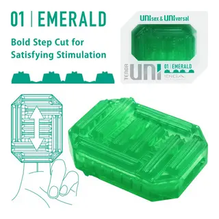 თითზე დასამაგრებელი ქეისი TENGA UNI Emerald