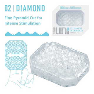 თითზე დასამაგრებელი ქეისი TENGA UNI Diamond