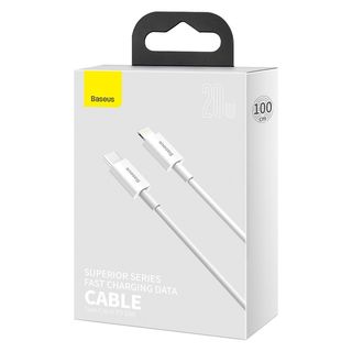 Baseus Series Fast Charging Data Cable Type-C to iphone PD
20W 1m White