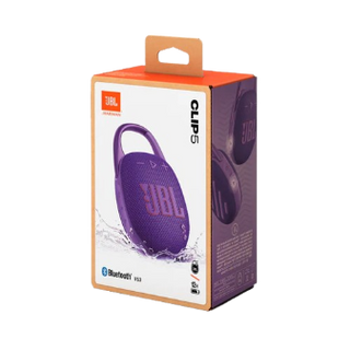 JBL Clip 5 Purple Bluetooth Speaker