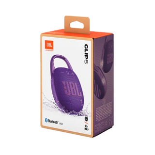 JBL Clip 5 Purple Bluetooth Speaker