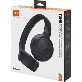 JBL Tune 520BT Wireless On-Ear Headphones, Black