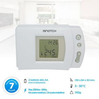 CRONOTERMOSTATO DIGITALE SETTIMANALE