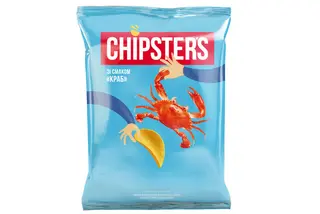 Чипси Chipsters Краб 100г 1шт