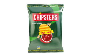 Чипси Chipsters хвиля Томат спайсі 95г 1шт