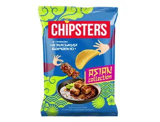 Чипси Chipsters Азійський барбекю 100г 1шт