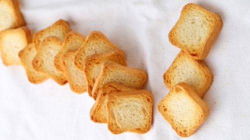 Tostas, Gressinos e Croutons