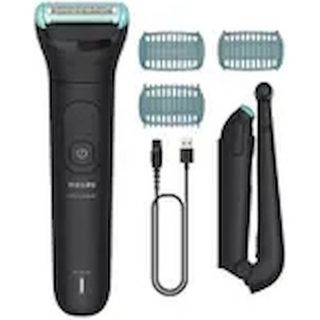Philips Bolas de cuerpo Hombres de pelo Remover, Negro