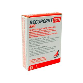 RECUPERAT-ION SUERO ORAL S.R.O. 4 SOBRES SABOR NARANJA