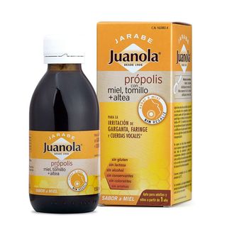 JUANOLA PROPOLIS MIEL TOMILLO ALTEA JARABE 140 ML