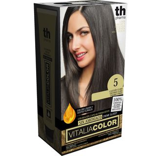 TH PHARMA VITALIA SIN AMONIACO COLORACION CAPILAR PERMANENTE COLOR 5 CASTAÑO CLARO
