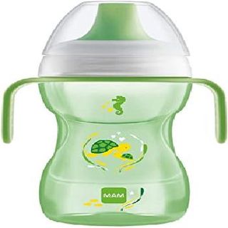 VASO CON BOQUILLA DURA MAM FUN TO DRINK CUP NU +8 M 270 ML