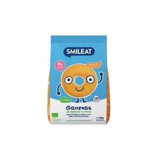 GALLETAS ESPELTA MANZANA SMILEAT 220GR