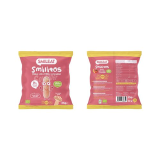 SMILITOS GUSANITOS FRESA/PLATANO 25G ECO