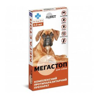 Megastop Dog Repellent Spot on 10-20kg (1pcs)